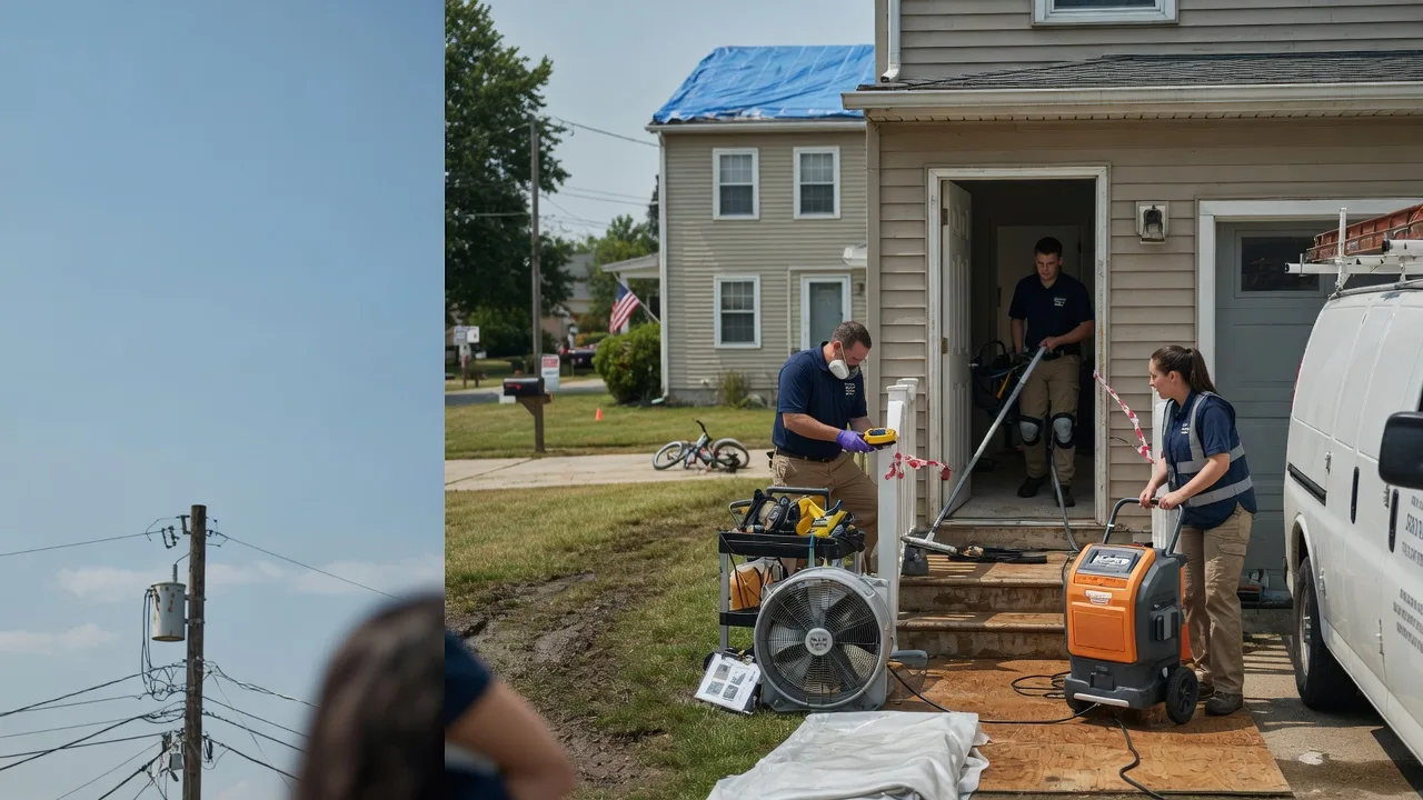 Water Damage Repair in Baden, PA near me